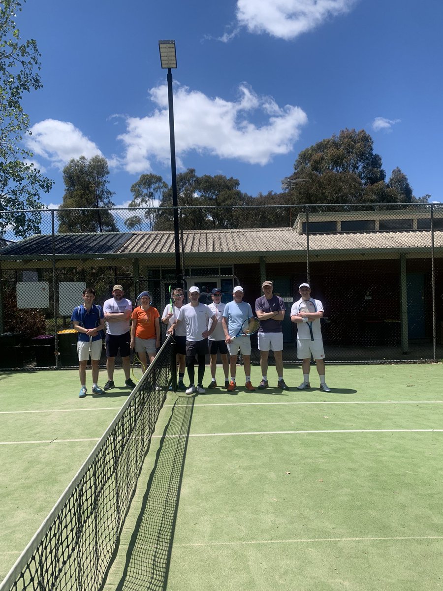 walshcee's tweet photo. On a day @TennisAustralia is honouring the great Frank #Sedgman #AusOpen2025, it was lovely to host a bunch of touring journalists, along with #Game4Padel supremo Michael Gradon, at the little “bush club in the city” named in Frank’s honour in West Brunswick. https://t.co/B29cBQMioS
