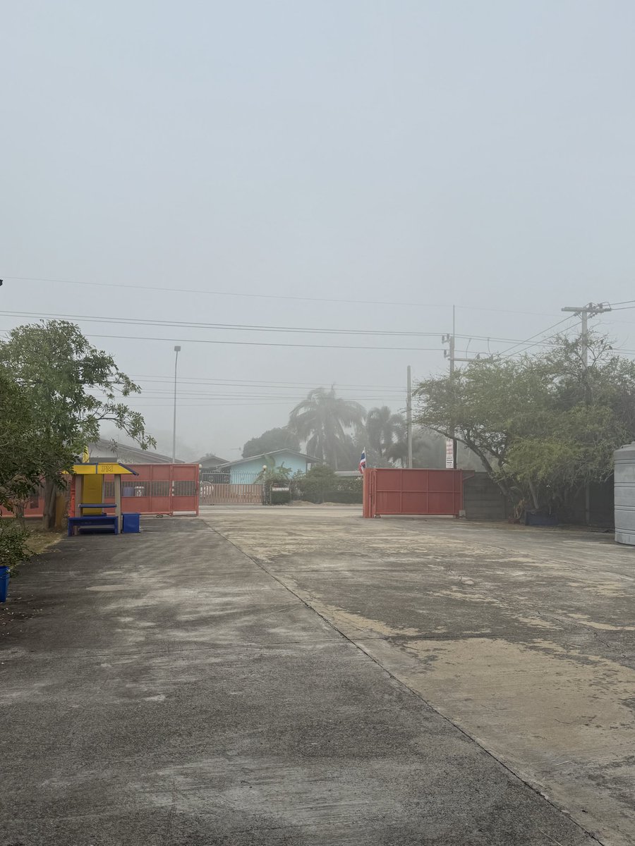amyvrtm's tweet photo. รังสิต - ธัญบุรี หนาจนมองไม่เห็นอะไรเลย 🤧😷 #ฝุ่นPM https://t.co/RIcsm4FkRz