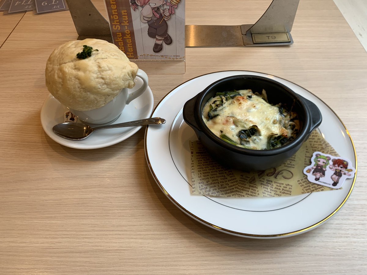 renpiyo0806's tweet photo. 花子くんのコラボカフェ https://t.co/6oE0zLf52f