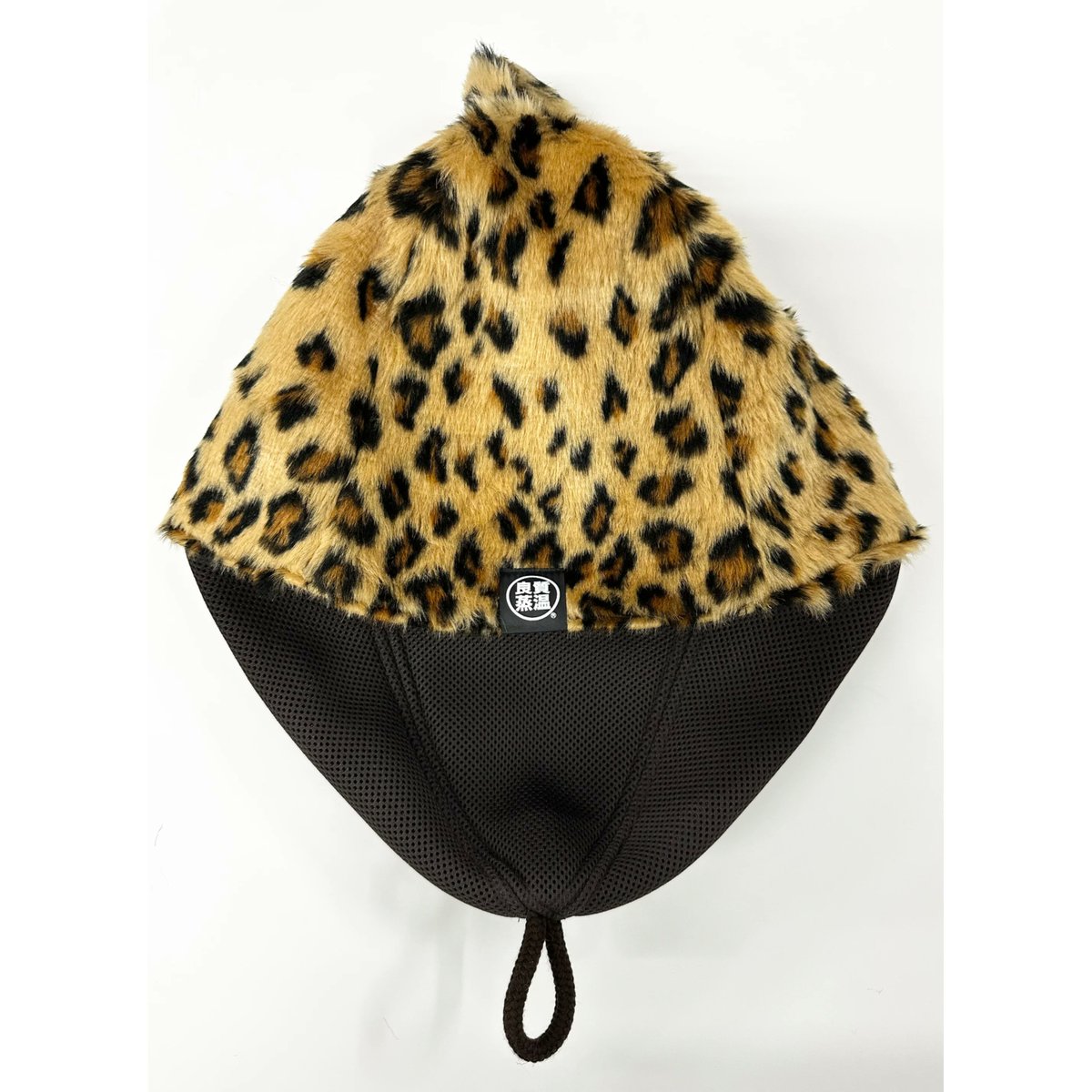 豹柄フェイクファーサウナハット 実写版メッシュ君と通常タイプが