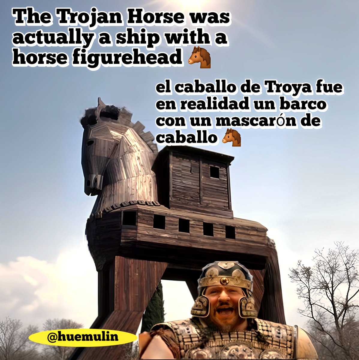 huemulin's tweet photo. #TrojanHorse #CaballoDeTroya #Homero #Iliada @MissRTChile https://t.co/mF2RhlnjJ8