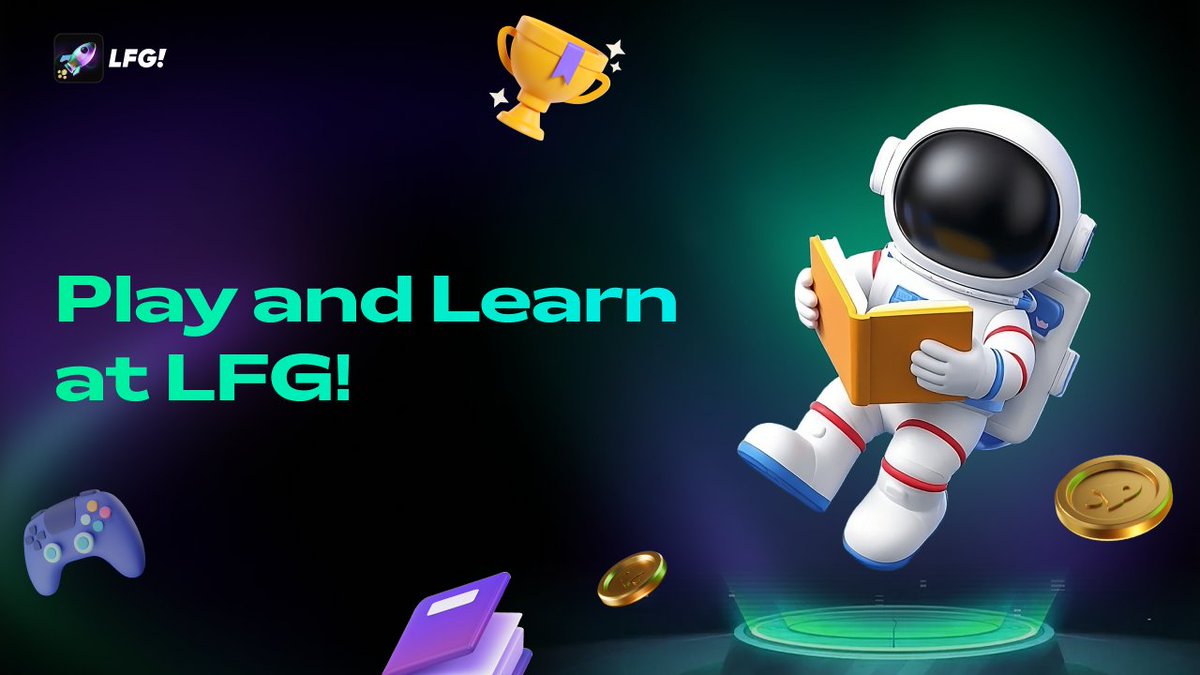 LFGWeb3App's tweet image. At LFG!, we&apos;re all about combining fun with learning. 🎮📚
Earn while you play, watch, predict, and mine—it&apos;s the best way to enjoy Web3.
Why not turn your downtime into reward time? Let&apos;s play and grow together 🚀 #LFG