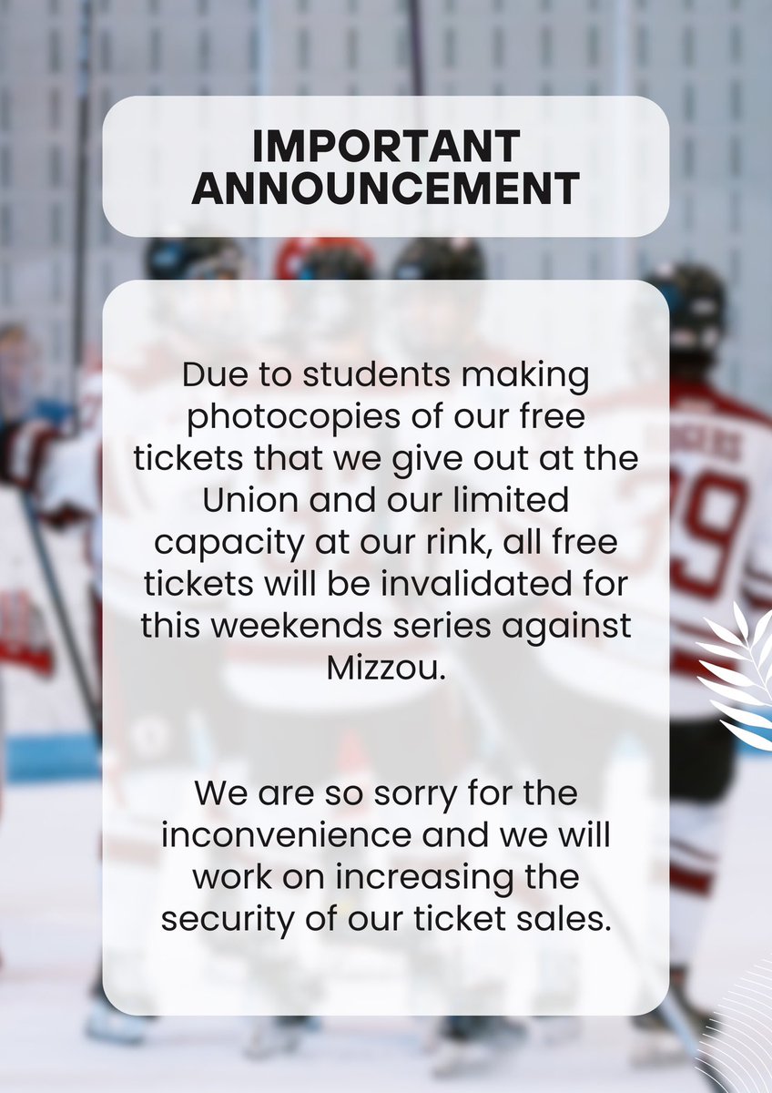 RazorbackMHClub's tweet image. Thank you for understanding.