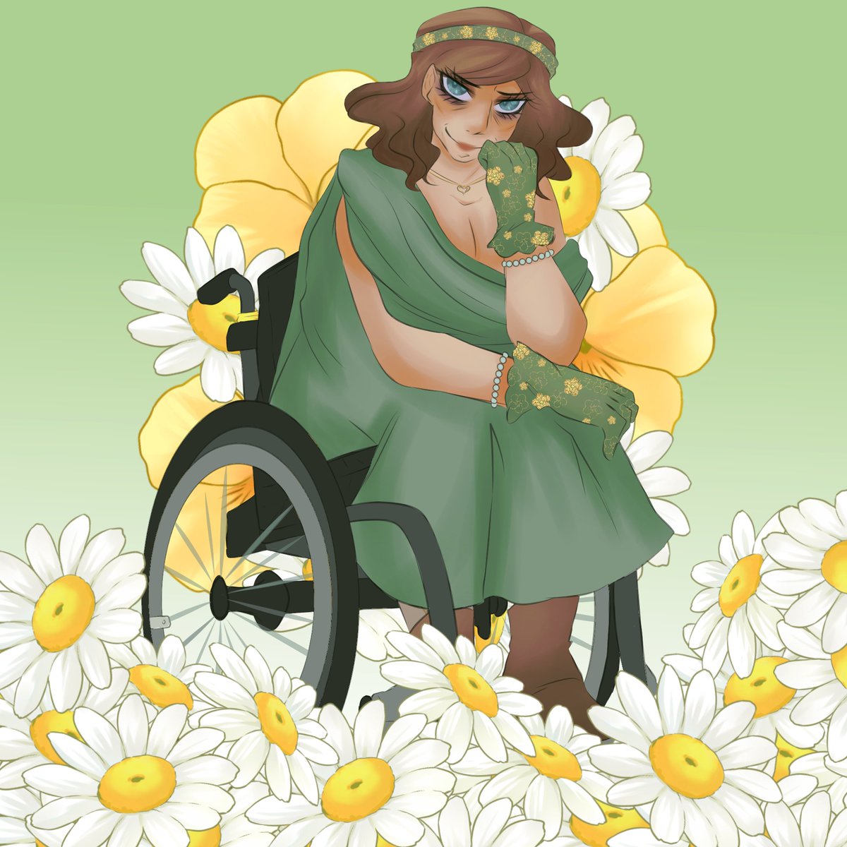 Day 5- Disability/chronic illness

very happy about this prompt, since im disabled and chronically ill too !!! :) here's a Zelda Fitzgerald with my hcs!!! She has schizophrenia and MS

<a href="/bsdladiesweek/">bsd ladies week</a> #bsdladiesweek2025
