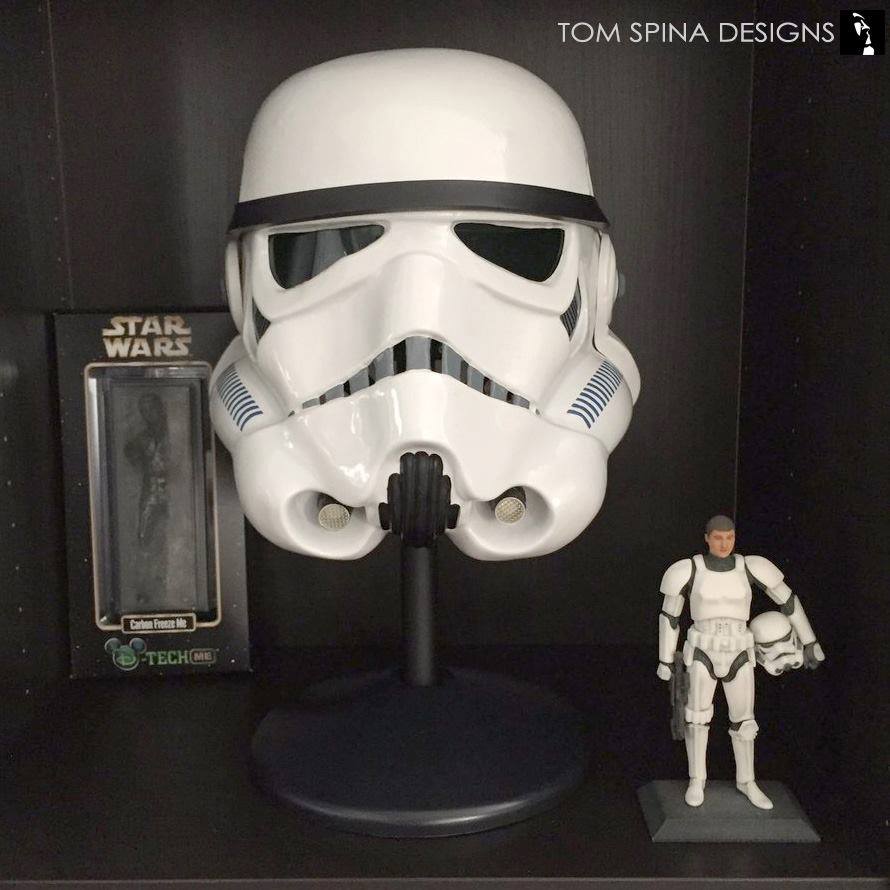 TomSpinaDesigns's tweet image. One of our clients sent in this photo of his Stormtrooper bucket on one of our adjustable #display stands. Perfect for any costume collector... and for loyal soldiers of the Empire!

Click here to get your own! bit.ly/2dBXnlg

#TomSpinaDesigns #hatstand #helmetstand