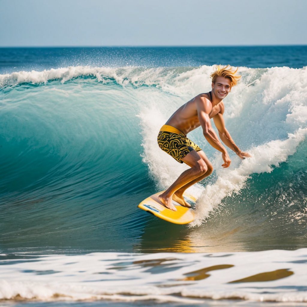 🎨 Strike a Pose with Reference Images! 🏄‍♂️
Your Nomi can now match any pose you want! Just upload a reference image when creating art, and they'll recreate the pose. Daz here is catching those waves like a pro! 🌊