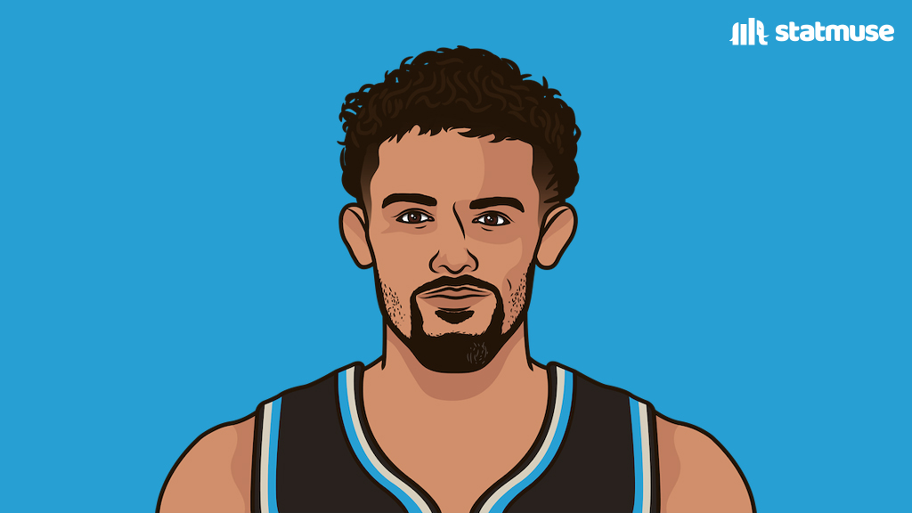 statmuse's tweet photo. Most assists this season:

477 — Trae Young
[100-assist gap]
377 — Tyrese Haliburton https://t.co/w8svDInKtX