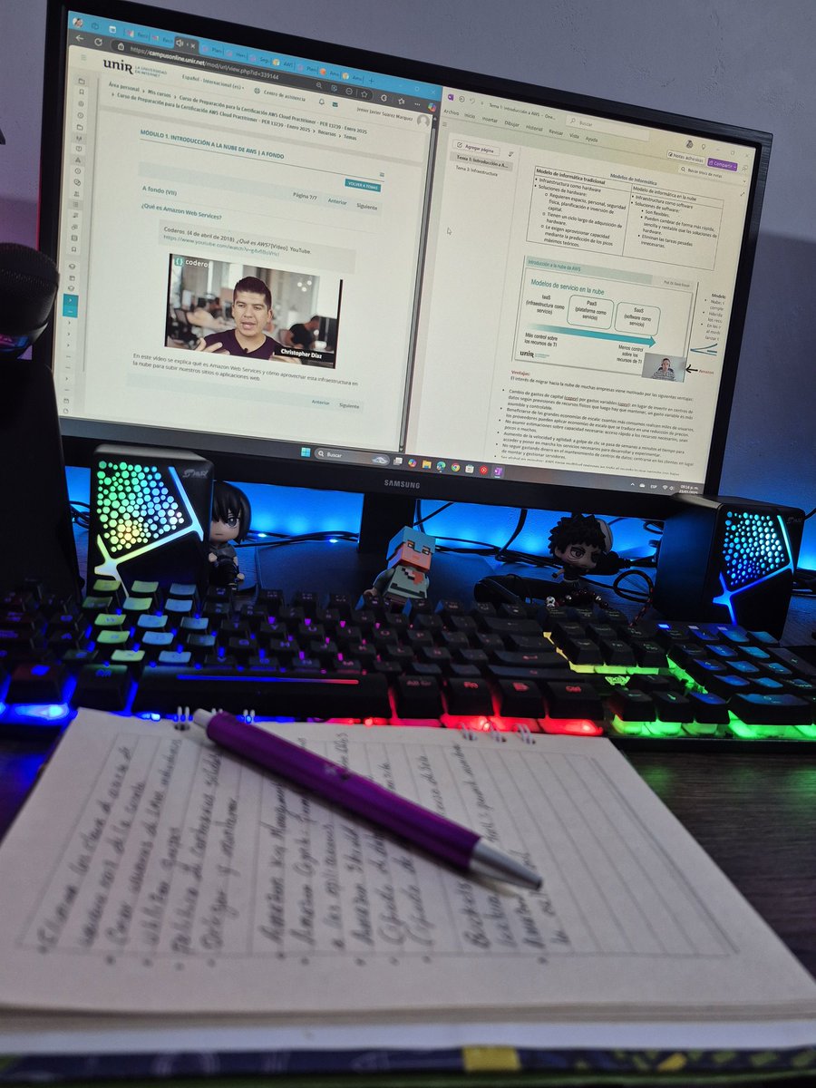 JenierSuarez's tweet photo. Hoy finalice el primer módulo del #Curso de Preparación para la Certificación de #AWS Cloud Practitioner... y la verdad es que es sorprendente la cantidad de servicios que tiene #Amazon; creo que a veces no dimensionamiento lo realmente inmensas que son estas empresas.
☆☆☆☆☆ https://t.co/Oy8GeZ4MVk
