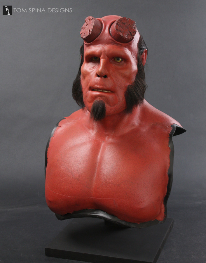 TomSpinaDesigns's tweet photo. A BEFORE & AFTER LOOK at our Hellboy display for production-used @perlmutations latex prosthetics! 🔥 https://t.co/Bw6n4PTQe9 🔥
#Hellboy #RonPerlman #movieprops #customdisplays #TomSpinaDesigns https://t.co/xvTYz8p5vB