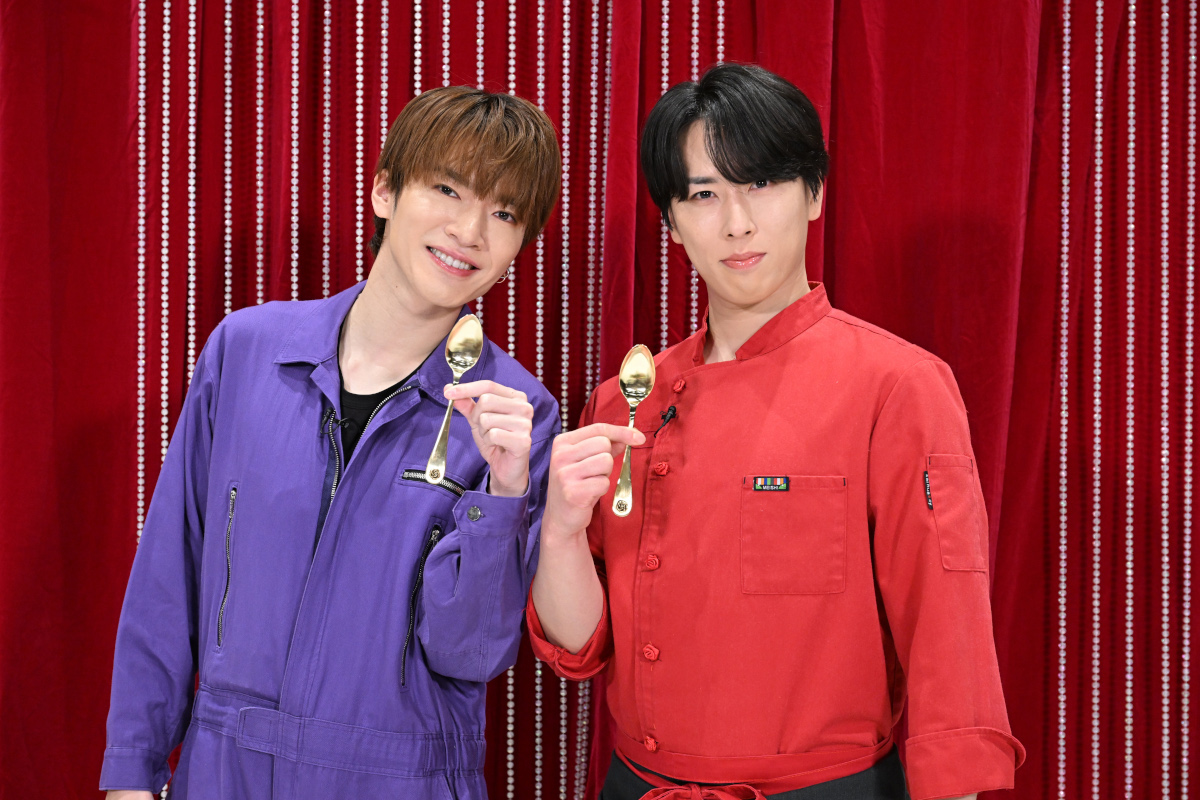 oricon's tweet photo. 📺『それSnow Manにやらせて下さい』
　 『#黄金のワンスプーン』合体SP

Snow Man宮舘涼太“舘様”VS磯村勇斗“磯サマ”
エレガント芋掘り対決❣深澤辰哉に料理をお届け

💜深澤と磯村は大学時代の友人✨
千葉県の多古町で大和芋堀りに挑戦
https://t.co/qhgVTT9nhD

#それスノ @hayato_isomura https://t.co/aWZ2FqFarW
