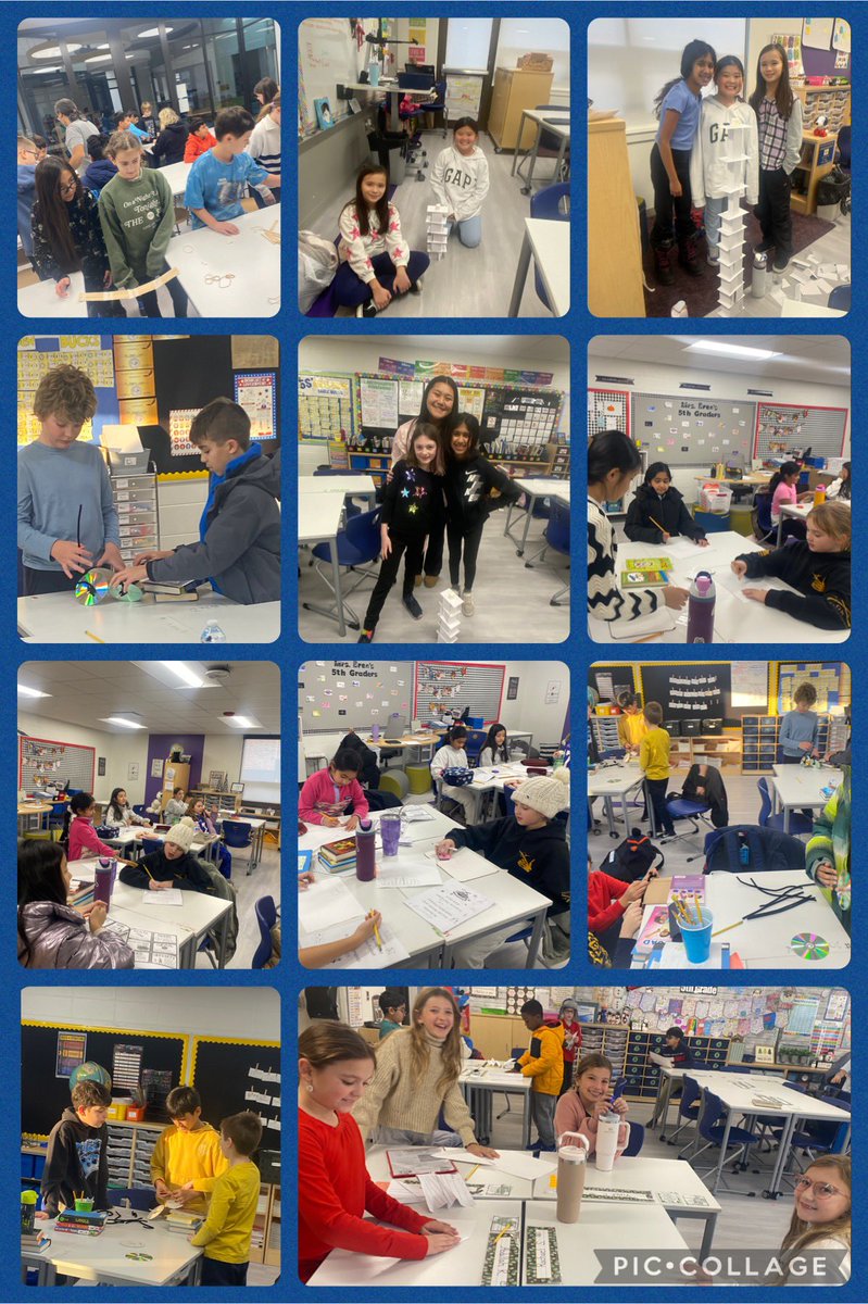 MsPetersen5th's tweet photo. EN 4th/5th grade Science Olympiad students have been ENgaged in their events and working hard the past few weeks! 🚀🌎🦅 #BetterTogether #Teamwork  #sciENtists @ElemNorthD73 https://t.co/MBO8Cld9Hz