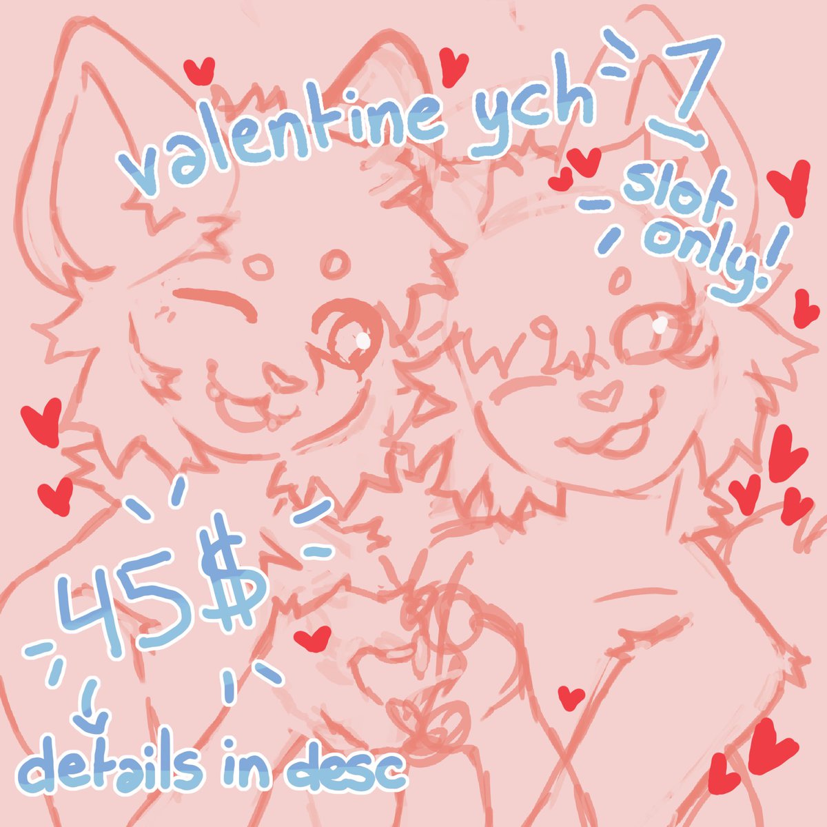 mawkatsuu's tweet photo. ❤️ VALENTINES FURRY YCH ❤️

45$ usd flat

comes with coloured, lined and with simple shading :) won’t do drastic edits but can edit hair, eye shape, ear shape etc 

any retweets + likes are appreciated!!! 

#furry #furryartwork #furryych #valentines #valentinesych #furryart https://t.co/qbtzXrmh6R