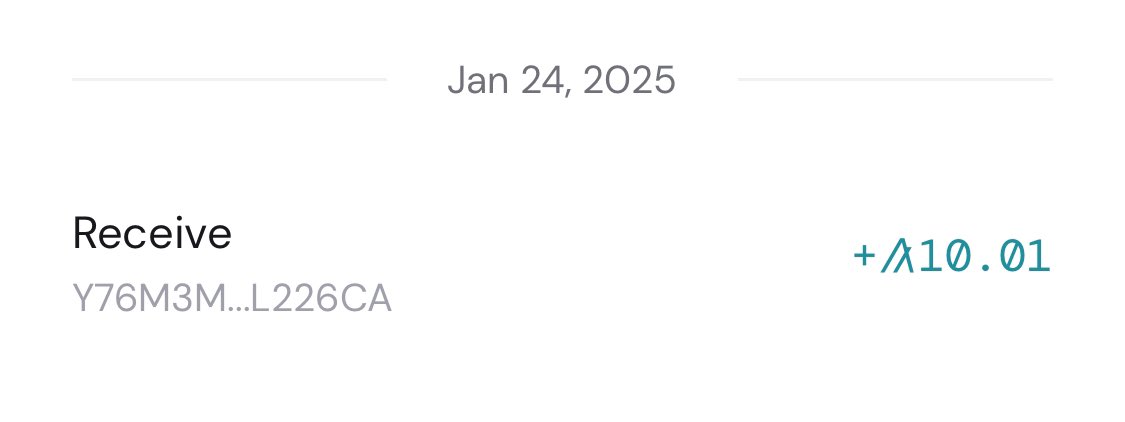 First Algorand staking reward received.