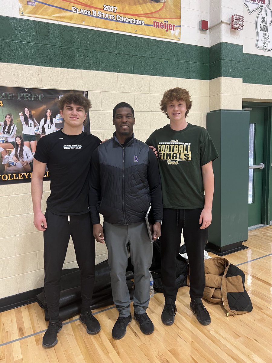 Sam Stowe (@sam_stowe5) on Twitter photo Huge thanks to <a href="/LaMarcusHicks/">LaMarcus Hicks</a> for visiting us and watching me throw and workout!
<a href="/brody_sink/">Brody Sink ⭐️⭐️⭐️</a> <a href="/NUFBFamily/">Northwestern Football</a> <a href="/NDPrep_Football/">NDP Football 2024 Division 5 State Champions</a> Huge thanks to <a href="/LaMarcusHicks/">LaMarcus Hicks</a> for visiting us and watching me throw and workout!
<a href="/brody_sink/">Brody Sink ⭐️⭐️⭐️</a> <a href="/NUFBFamily/">Northwestern Football</a> <a href="/NDPrep_Football/">NDP Football 2024 Division 5 State Champions</a>