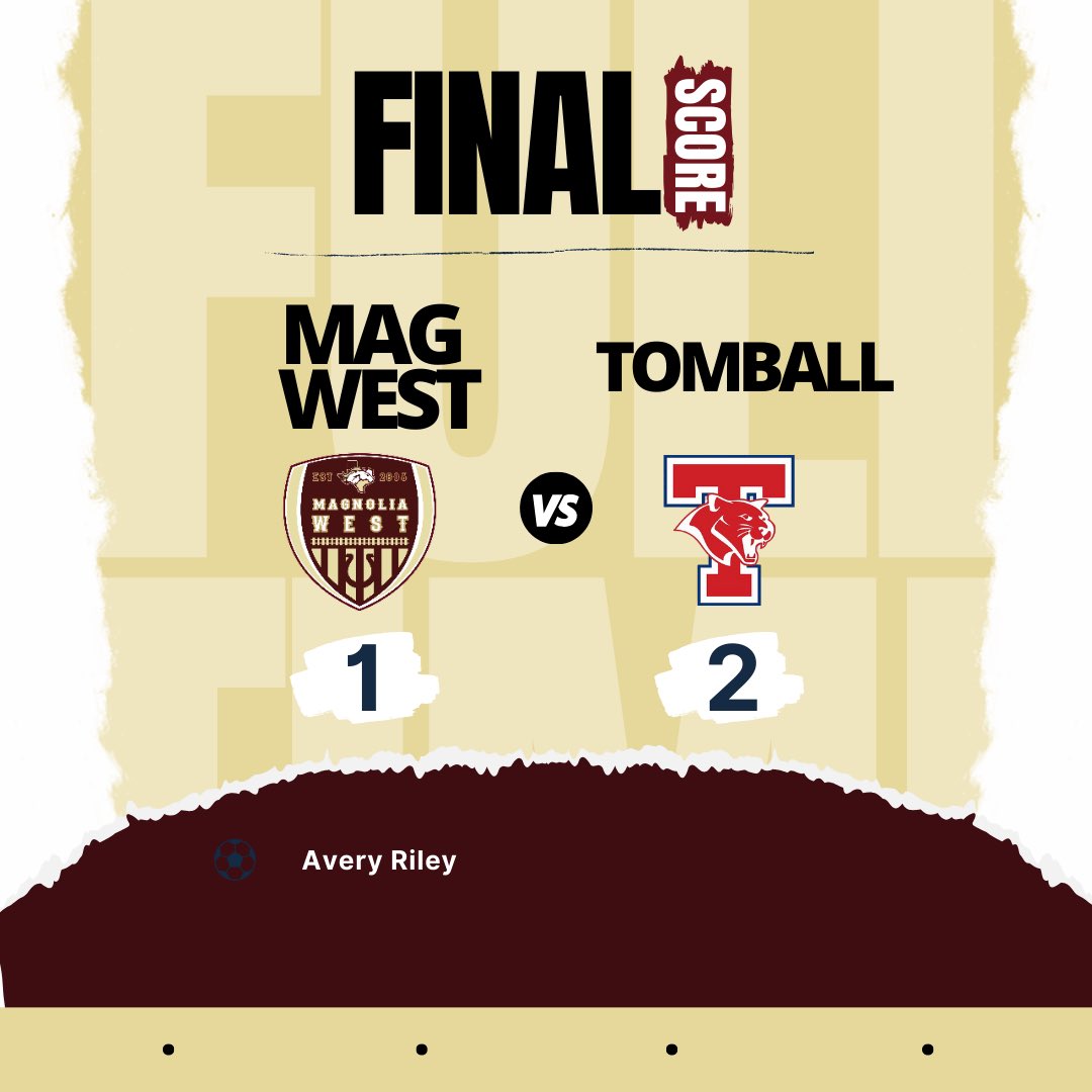 Lady Mustangs played tough tonight against a disciplined Tomball team. 

Keep working West! 

⚽️ <a href="/averyriley26/">Avery Riley 2026</a>
