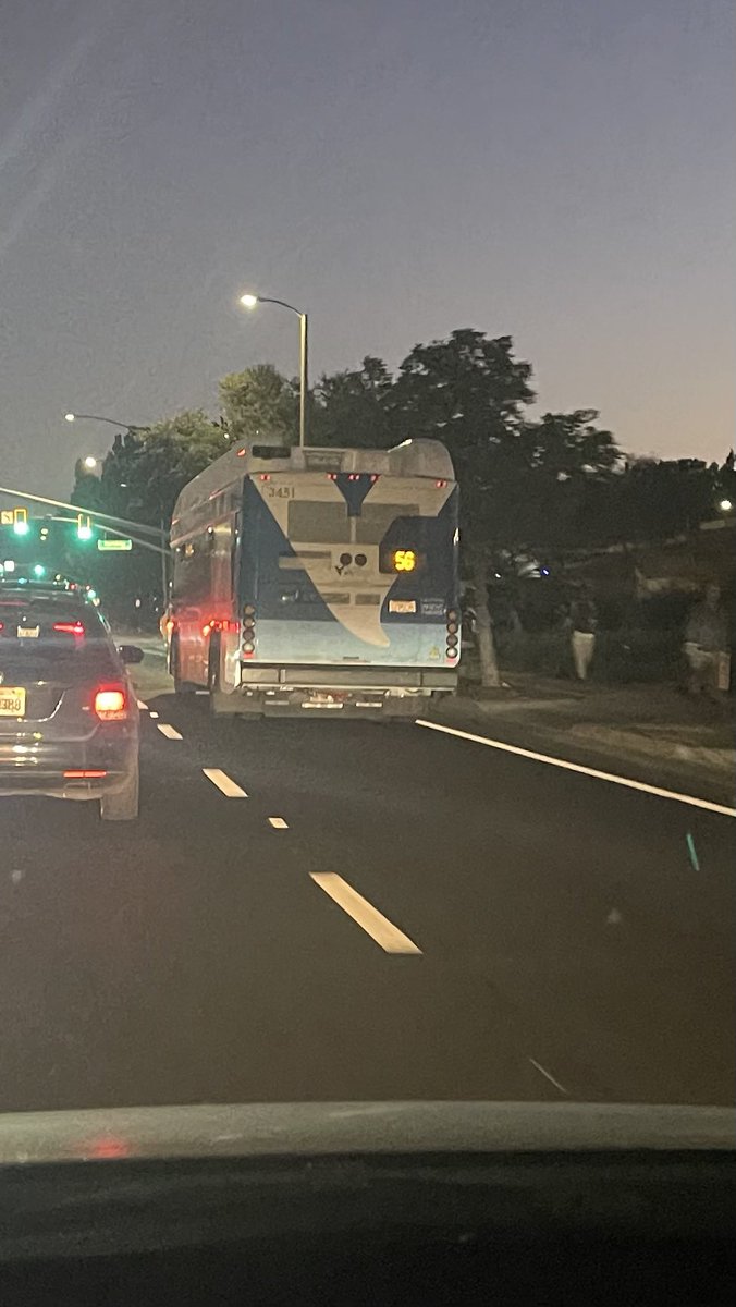 ronnocol's tweet photo. Hey @SunnyvaleDPS , the vehicles driving without their lights on has gone too far. Now the city bus doesn’t even have their lights in. It’s ridiculous. https://t.co/KFB04D3RrE