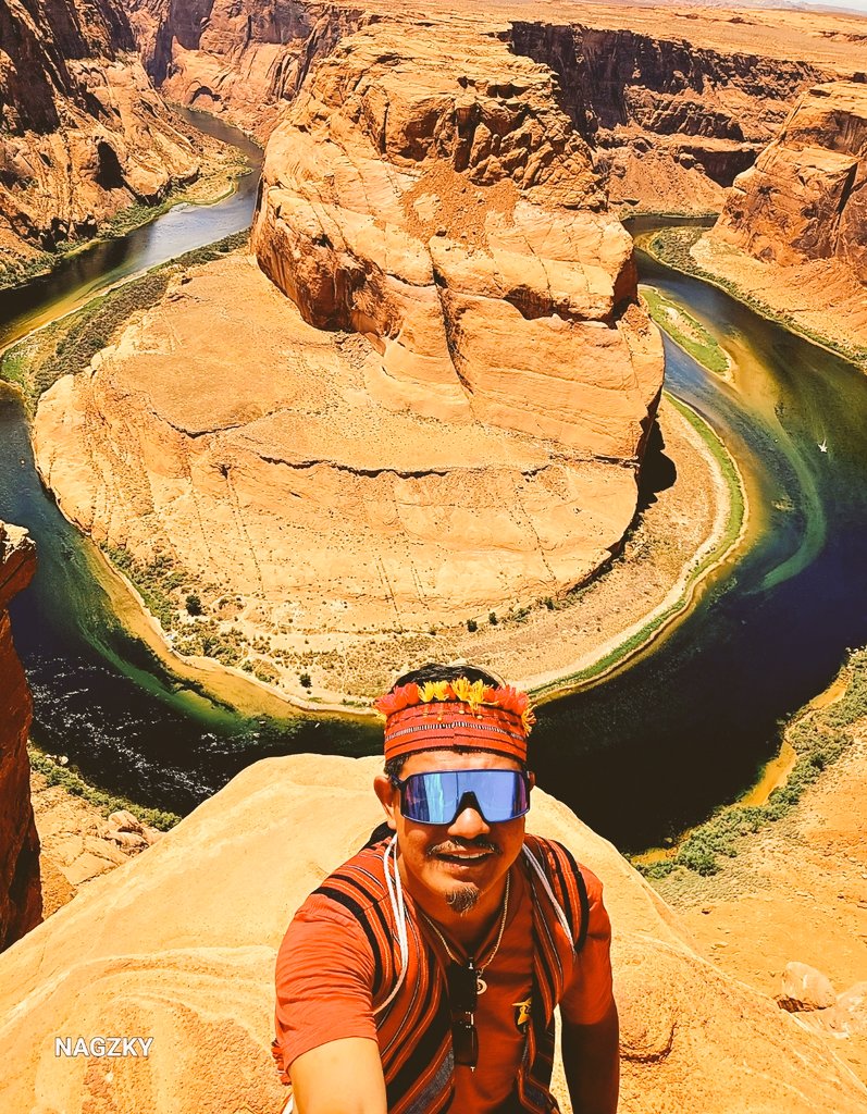 NNagnot's tweet photo. Horse Shoe Bend, Page, Arizona https://t.co/7njsCFiDqG