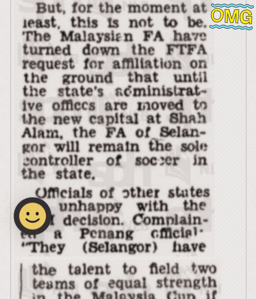 quasar917's tweet photo. 1975. Kelahiran KLFA (FTFA) telah mendapat bantahan pasukan lain kerana khuatir KL adalah proksi kepada @selangorfc akan membentuk 2 pasukan kuat dlm bola sepak Malaysia.
Tapi KL tak pernah bernaung atau jadi proksi. KL lahir dgn cara & semangat sendiri. #smkl #klfa #year1975 https://t.co/0BWF2i6czr