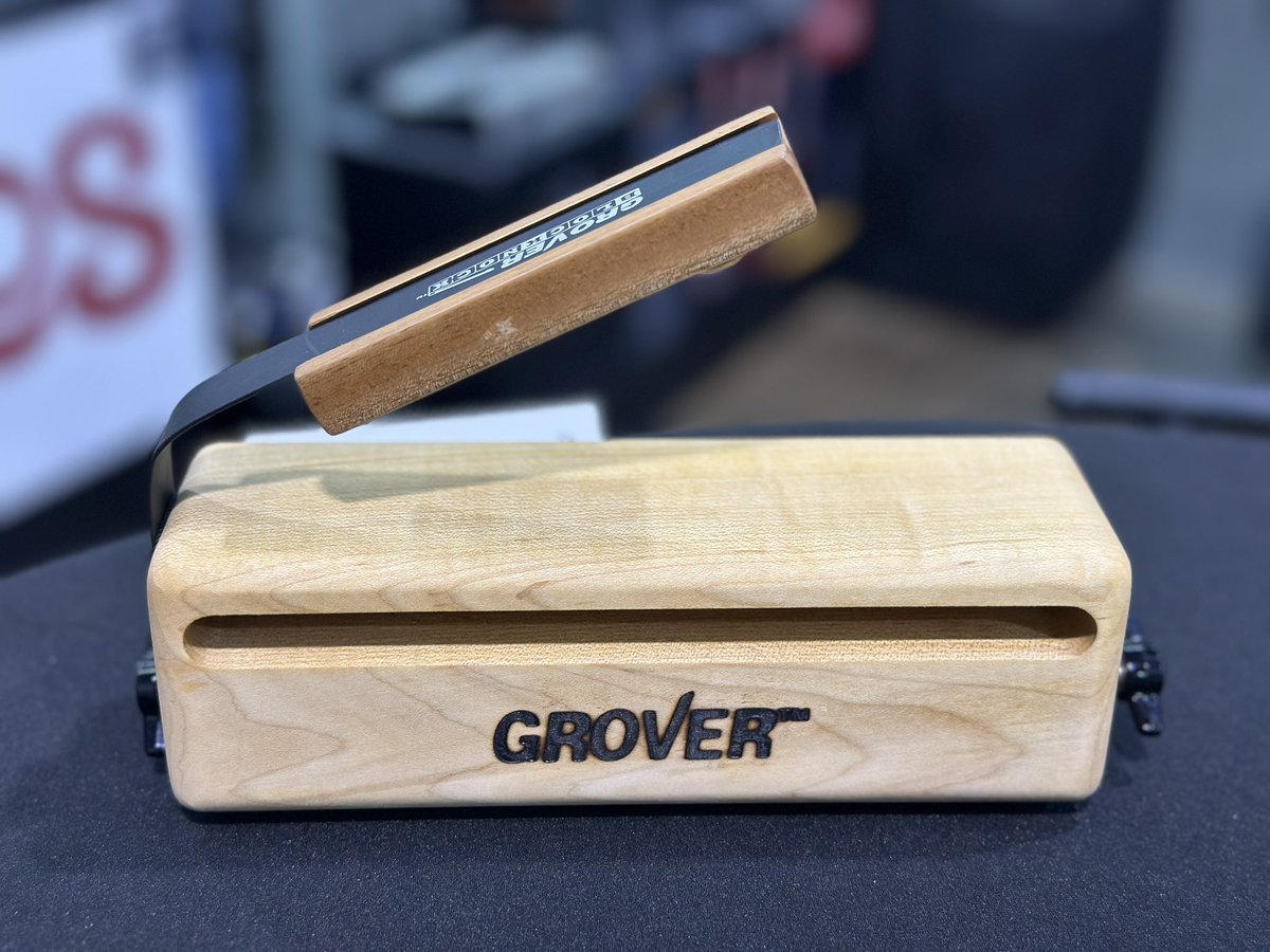 GroverProPerc's tweet photo. Visit us at Booth #7715 and checkout our new products!

The New BlocKnock™

#groverpropercussion #Blocknock #namm2025 #booth7715 #anaheimcalifornia #newproduct https://t.co/T8DNDvVnJS