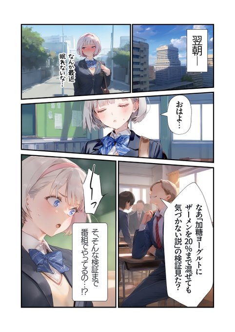 加糖ヨーグルトにザー〇ンを混ぜても気づかない説 