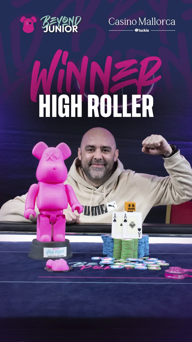 Beyond_Poker's tweet image. 🏆 ¡Tenemos ganador del High Roller! 🎉

🔥 Tras un pacto a 3 bandas, Rubén se alzó con el trofeo del torneo más caro de la semana. 💼✨

👏 ¡Felicidades Rubén!