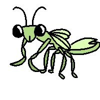 I HAD TO DRAW A MANTIS OUT OF MEMORY CAUSE I DIDN'T HAVE WIFI EARLIER-

I'm sorry it looks so dumb I can't-
<a href="/baked_dessin/">Ace</a> the mantis!