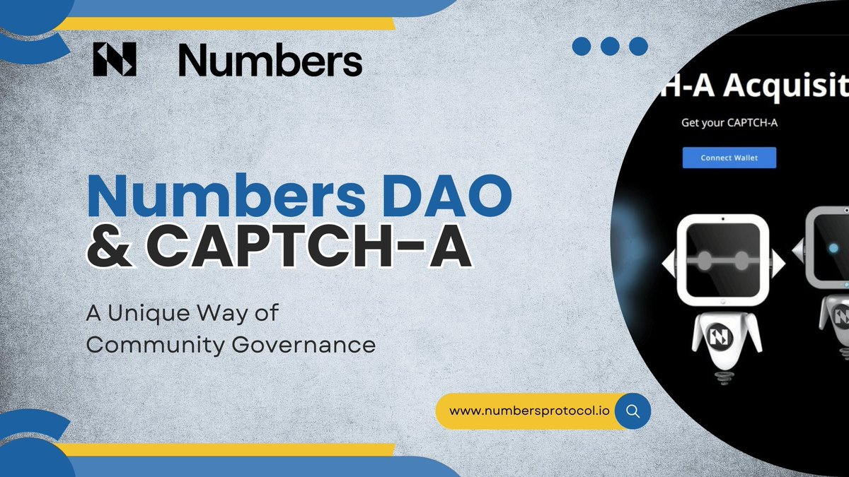 pablobtc46883's tweet photo. #NumbersDAO: A Decentralized Governance Ecosystem
Numbers DAO is revolutionizing community governance with its unique CAPTCH-A NFT system. This innovative approach ensures:
•Decentralized decision-making
•Balanced governance
•Ecosystem growth
•Aligned incentives
#CAPTCH_A https://t.co/bPKxhyE6Wb