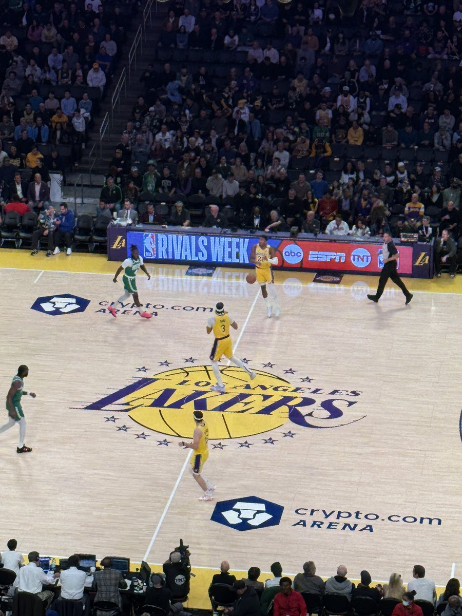 mssteuer's tweet photo. Thanks for the invite to the #LALBOS game at @cryptocomarena tonight, @cryptocom!
Whether the @Lakers will be champions this year I don’t know, but @Casper_Network and @cryptocom together are definitely an unbeatable team!
$CSPR https://t.co/wdNJg6Bpur