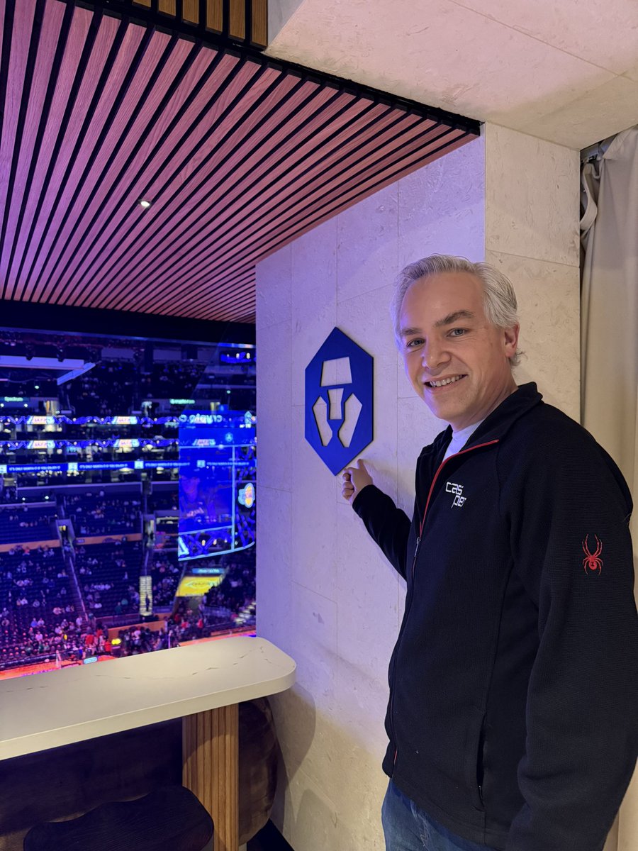 mssteuer's tweet photo. Thanks for the invite to the #LALBOS game at @cryptocomarena tonight, @cryptocom!
Whether the @Lakers will be champions this year I don’t know, but @Casper_Network and @cryptocom together are definitely an unbeatable team!
$CSPR https://t.co/wdNJg6Bpur