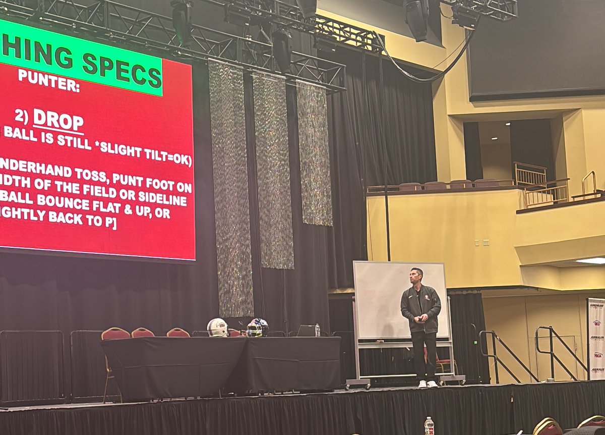 OFBCA (@ofbca) on Twitter photo Our final speaker for tonight at the 2025 Winter Clinic is <a href="/Coach_Deak/">Doug Deakin</a> from <a href="/OU_Football/">Oklahoma Football</a> talking all things special teams. Our final speaker for tonight at the 2025 Winter Clinic is <a href="/Coach_Deak/">Doug Deakin</a> from <a href="/OU_Football/">Oklahoma Football</a> talking all things special teams.
