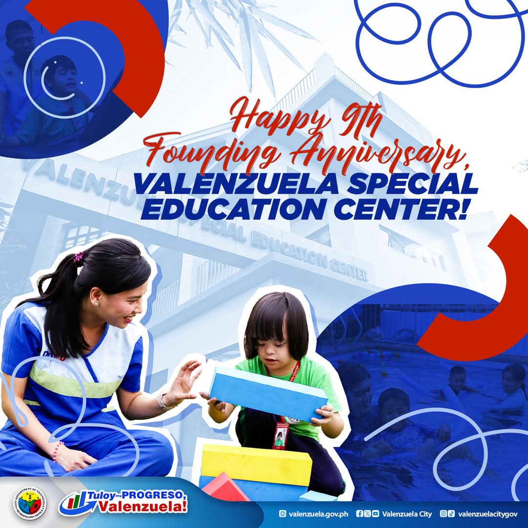 valenzuelacity's tweet photo. 9 years of providing quality inclusive education for #PamilyangValenzuelano. 💙

Happy Founding Anniversary, Valenzuela Special Education Center!

#Valsped #Education360 #InclusiveLearning #Valenzuela #ValenzuelaNews https://t.co/0iQ4ySA0n9