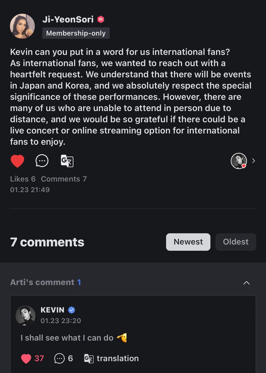 aestheticjuyeon's tweet photo. everyone say thank you kevin🥹 https://t.co/gEfqHdaio4