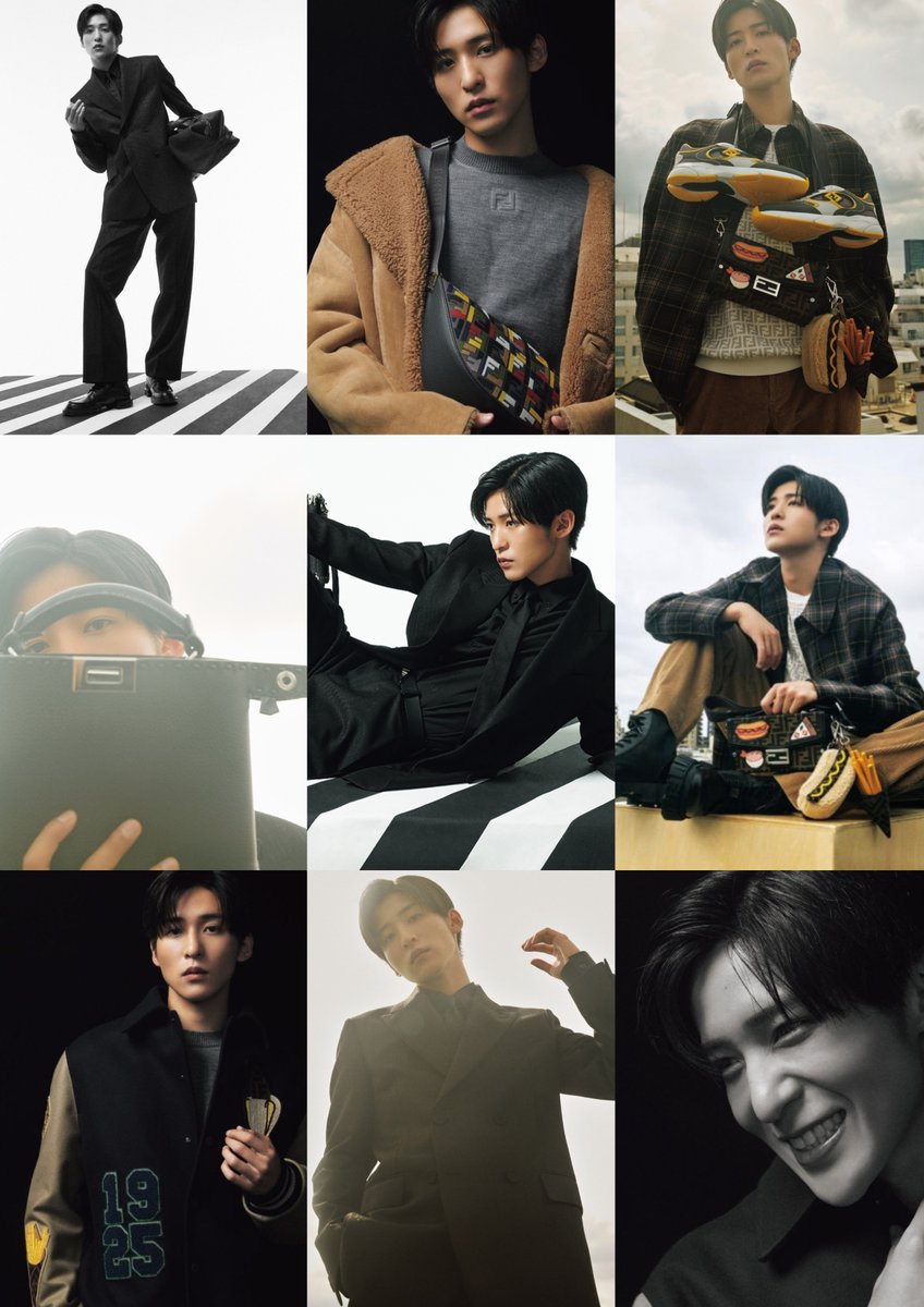 meguro ren in fendi photographed by takemi yabuki for goethe march issue