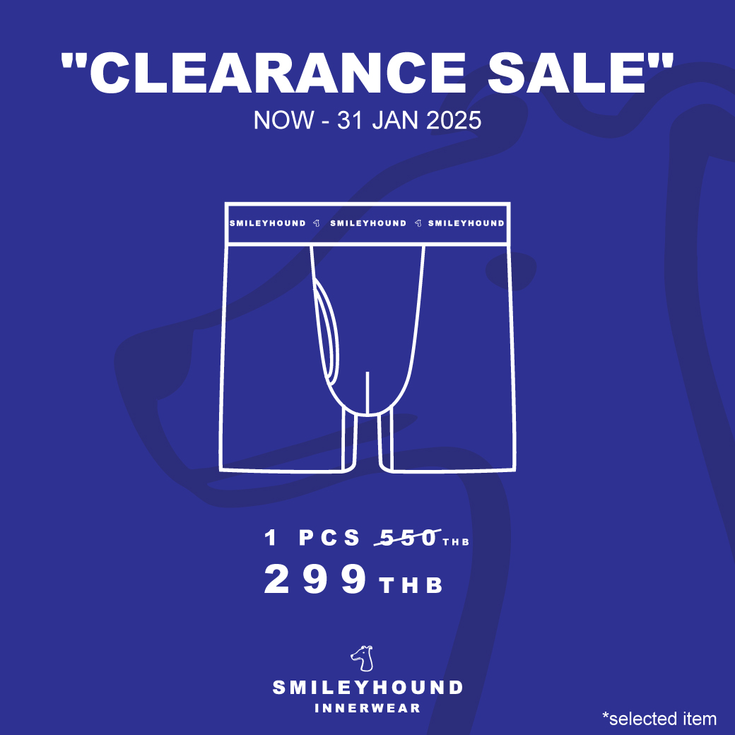 SmileyhoundI's tweet photo. 𝗖𝗢𝗠𝗘 𝗕𝗔𝗖𝗞 𝗖𝗟𝗘𝗔𝗥𝗔𝗡𝗖𝗘 𝗦𝗔𝗟𝗘 !!
กลับมาแล้ว กับโปรโมชั่นสุดพิเศษ!! สั่งซื้อเลยสินค้ามีจำนวนจำกัด
 𝗧𝗿𝘂𝗻𝗸  จาก 𝟱𝟱𝟬.-   เหลือ  𝟮𝟵𝟵.-
 𝗕𝗿𝗶𝗲𝗳   จาก 𝟰𝟱𝟬.-    เหลือ 𝟭𝟵𝟵.-
*เฉพาะสินค้าที่เข้าร่วมรายการ
วันนี้ - 31 มกราคม 2568 https://t.co/eGM1LRN18I