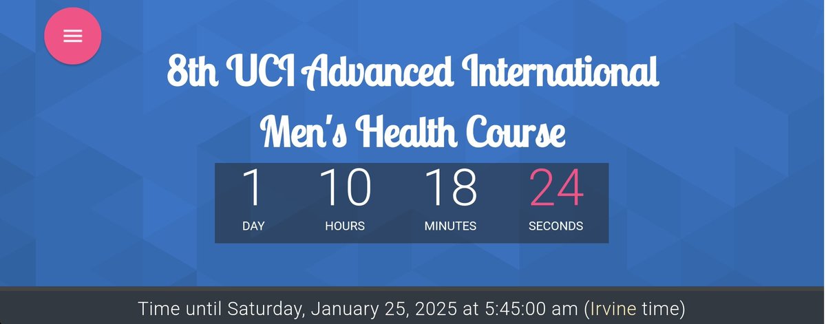 Muhammed A. Moukhtar Hammad (@mo_moukhtar) on Twitter photo Jan 26-2nd Course Day
Section 8: Hormones
Moderator: <a href="/DrMohitKhera/">Mohit Khera</a>
Speakers:
Dr. Mulhall <a href="/SaveYourSexLife/">John P. Mulhall MD</a> <a href="/DrMorgentaler/">Abraham Morgentaler, MD</a>
<a href="/drhelenbernie/">Helen L. Bernie</a>
Dr. Hellstrom <a href="/liquidgoldwayne/">Wayne Hellstrom</a>
Dr. Luiz Torres
<a href="/LaithAlzweri/">Laith Alzweri, MD</a>
<a href="/FertilityAustin/">Austin Fertility</a>
<a href="/OmerRaheemMD/">Omer Raheem</a>
Dr. <a href="/JuanJAndino/">Juan José Andino</a>
<a href="/DrDenise_/">Denise Asafu-Adjei MD, MPH</a>
<a href="/SethDCohenMD/">Seth D Cohen MD MPH</a> Jan 26-2nd Course Day
Section 8: Hormones
Moderator: <a href="/DrMohitKhera/">Mohit Khera</a>
Speakers:
Dr. Mulhall <a href="/SaveYourSexLife/">John P. Mulhall MD</a> <a href="/DrMorgentaler/">Abraham Morgentaler, MD</a>
<a href="/drhelenbernie/">Helen L. Bernie</a>
Dr. Hellstrom <a href="/liquidgoldwayne/">Wayne Hellstrom</a>
Dr. Luiz Torres
<a href="/LaithAlzweri/">Laith Alzweri, MD</a>
<a href="/FertilityAustin/">Austin Fertility</a>
<a href="/OmerRaheemMD/">Omer Raheem</a>
Dr. <a href="/JuanJAndino/">Juan José Andino</a>
<a href="/DrDenise_/">Denise Asafu-Adjei MD, MPH</a>
<a href="/SethDCohenMD/">Seth D Cohen MD MPH</a>