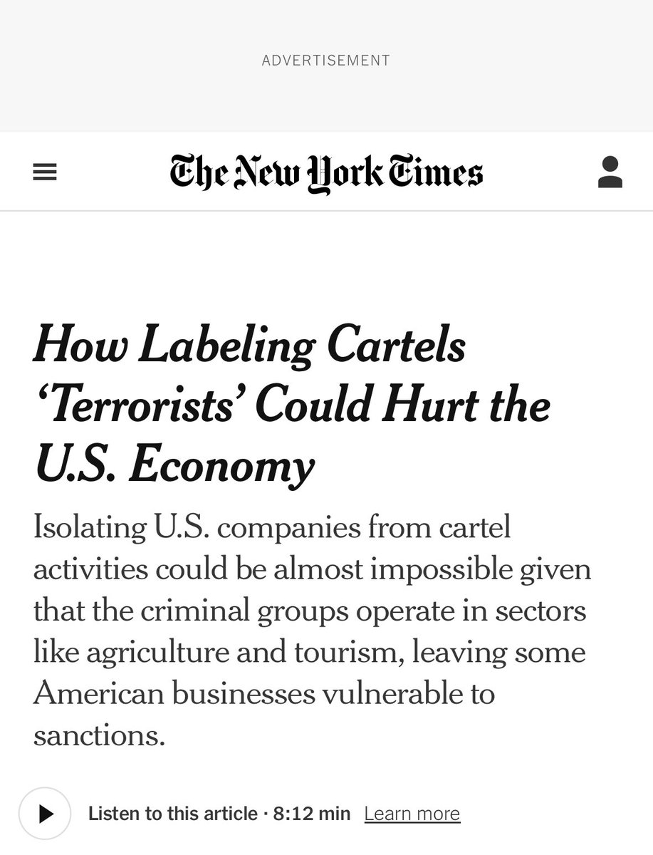 Ford Smith (@fordhsmith) on Twitter photo In addition… criminal groups are clearly also operating in journalism. <a href="/nytimes/">The New York Times</a>
nytimes.com/2025/01/22/wor… In addition… criminal groups are clearly also operating in journalism. <a href="/nytimes/">The New York Times</a>
nytimes.com/2025/01/22/wor…