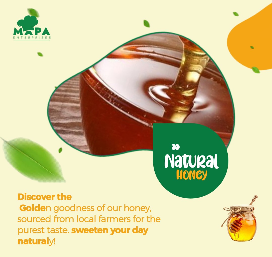 Discover the golden goodness of our honey, sourced from local farmers for the purest taste. Sweeten your day naturally! #MapaHoney #PureHoney #HealthyLiving #NaturalSweetness #OrganicProducts
