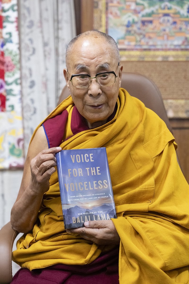 Announcing the release of the new book Voice for the Voiceless: Decades of Struggle with China for My Land and My People will be available on March 11. “In my role as the Dalai Lama, there is no issue more important than what I describe in these pages. My hope is that the book