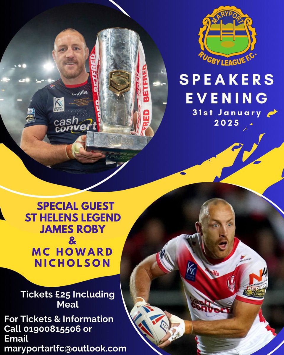 Tickets still available. Can accommodate any size table numbers or individuals at the minute
Please contact if your if your interested