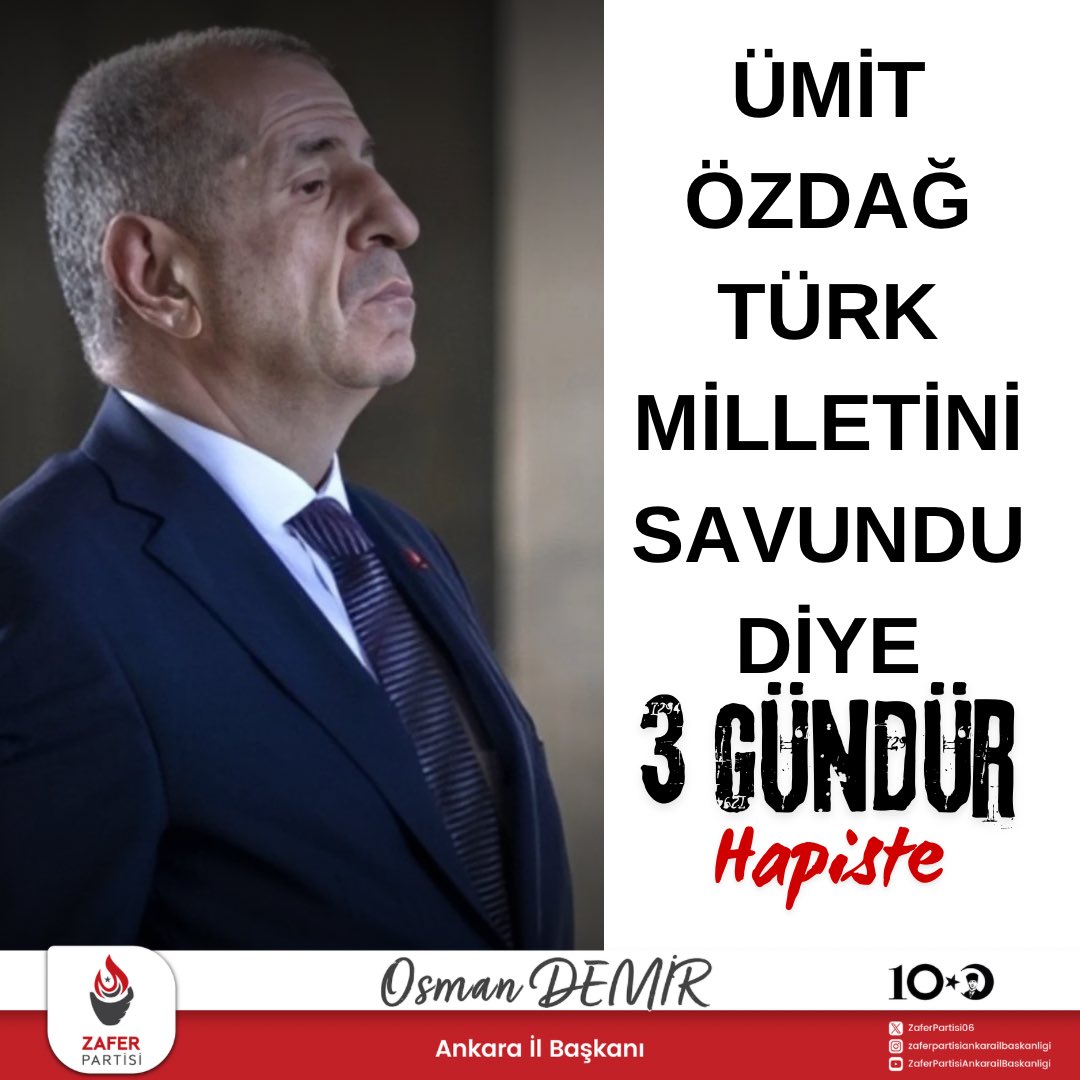 #ÜmitÖzdağaÖzgürlük