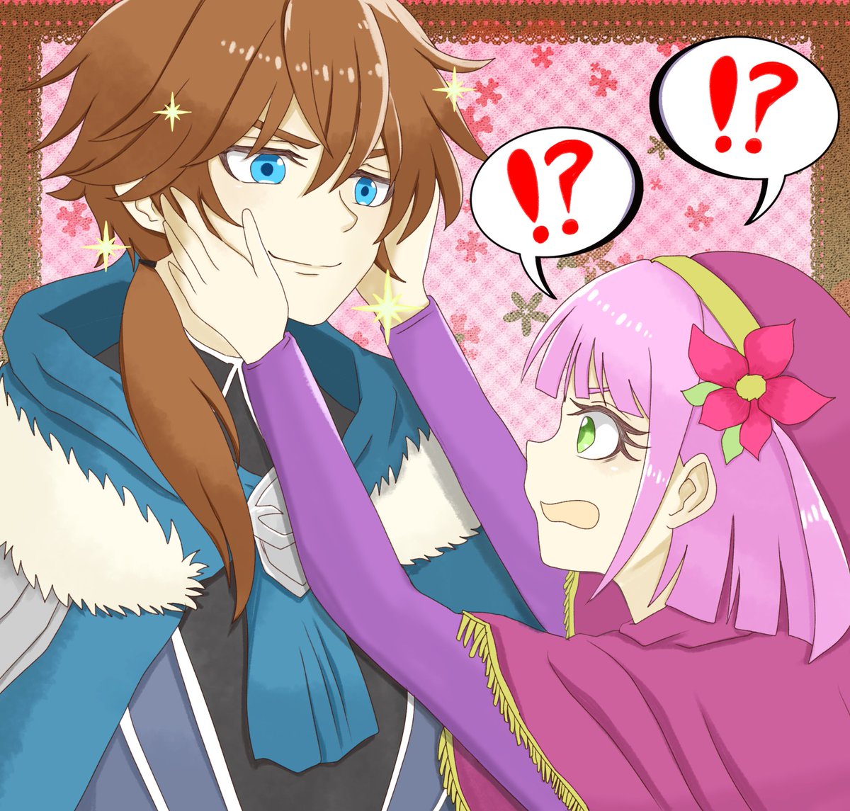 9madochan's tweet photo. 制作中のゲーム「追憶の英雄譚」から
アルトとシェリー２！
4歳（↓）だった幼馴染が4歳（↑）になるシェリーの情緒が心配になります。 https://t.co/otywIUtlm8