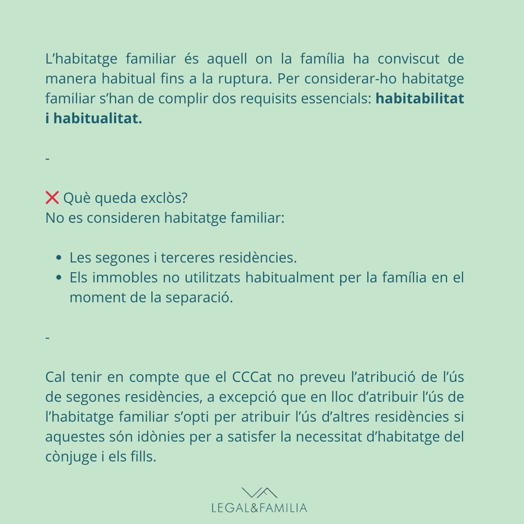 Girolex's tweet photo. 💡 Si tens dubtes sobre com es regula l’ús de l’habitatge en el teu cas, contacta amb nosaltres!

#DretFamiliar #Divorci #HabitatgeFamiliar https://t.co/NCXYjLlzjJ