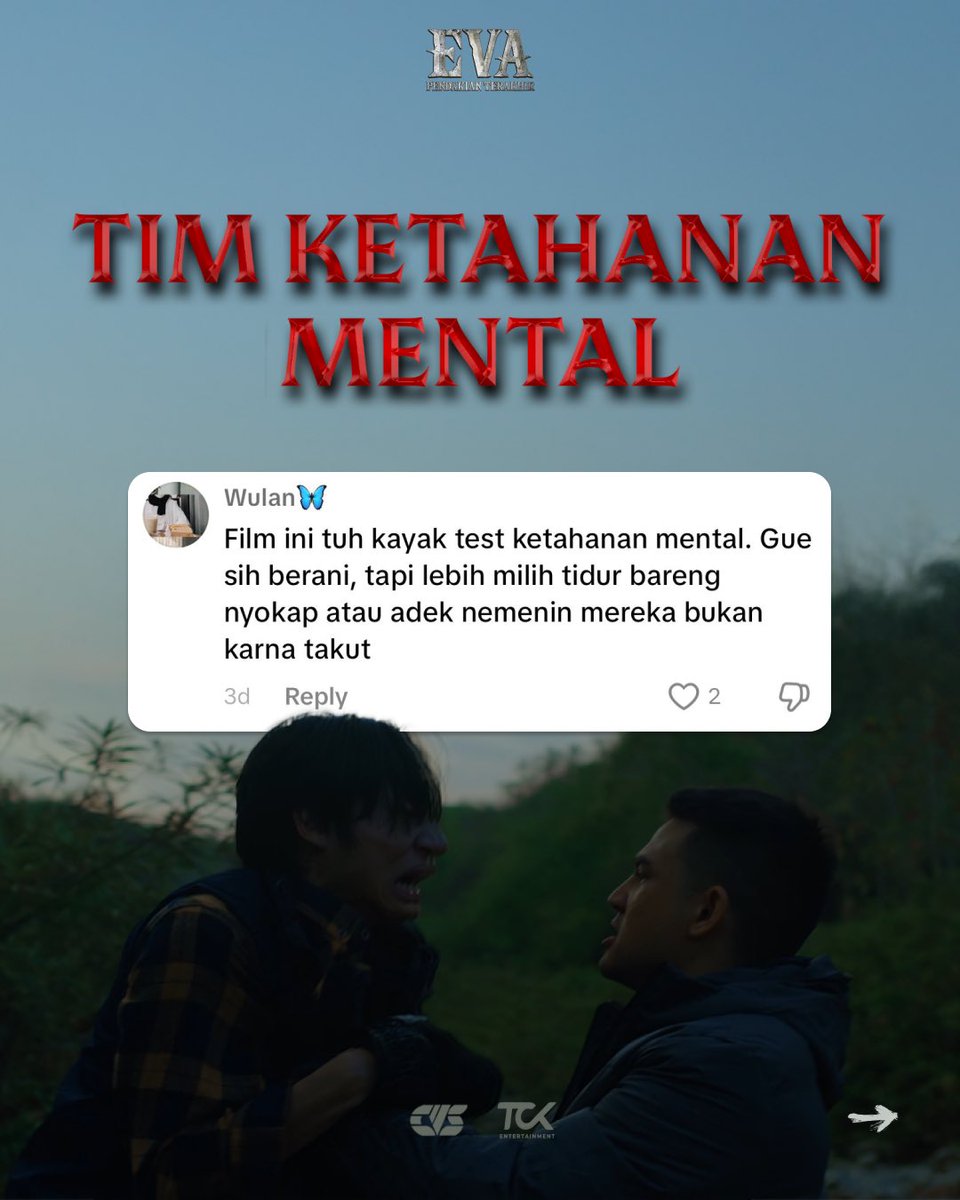 cvs_id's tweet photo. Apakah kalian sama kaya teman2 di atas?

Bagi kalian yang belum nonton.. jangan FOMO ya! tenang kalian bisa nonton di Bioskop terdekat kalian karena EVA: Pendakian Terakhir masih tayang loh guys!

#EvaPendakianTerakhir #SedangTayang #16Januari2025 #EVA16Jan2025 #CitraVisualSinema https://t.co/dob6LfRuHF