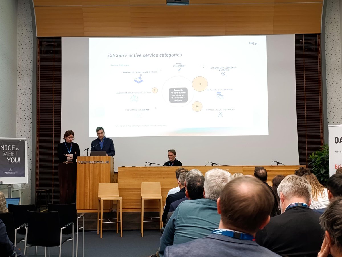 vlcinnovation's tweet photo. PROYECTO | Como socios del proyecto #CitComAI hemos asistido al #OASConf25 en Tampere, donde se ha mostrado cómo la #IA puede ser una herramienta clave para resolver desafíos urbanos. Impulsamos la #innovación en #InteligenciaArtificial para transformar las #CiudadesInteligentes. https://t.co/T3bMpewFt4