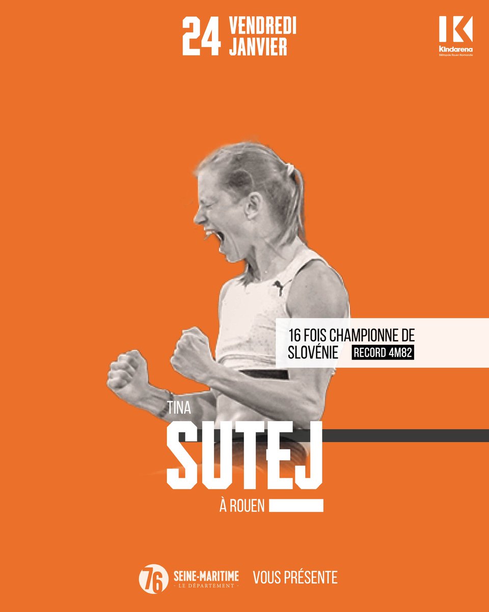🖐️ Tina Sutej

Ancienne détentrice du record du meeting, Tina sera aujourd’hui une véritable prétendante à la victoire. 
Annoncé par <a href="/seinemaritime/">Seine-Maritime</a> 

🎫 Billetterie en ligne - Rendez-vous vendredi 24 janvier, 19:30 au Kindarena

📷 FredRossi Shooting