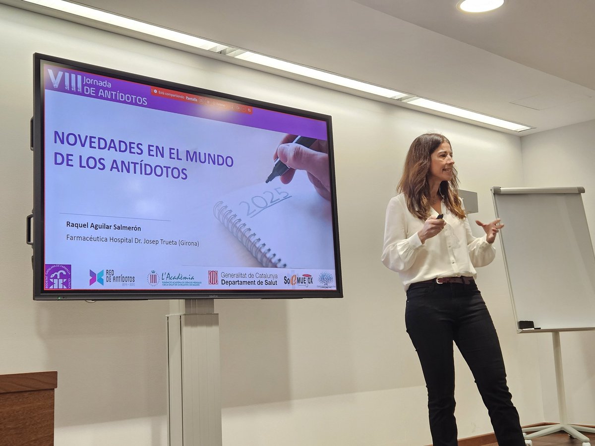 <a href="/pepguiu/">Pep Guiu</a> <a href="/SCFarmClin/">SC Farmàcia Clínica</a> <a href="/aguilarsraquel/">Raquel Aguilar</a> La Dra Raquel Aguilar nos presenta que novedades hay en el mundo de los antídotos <a href="/aguilarsraquel/">Raquel Aguilar</a>