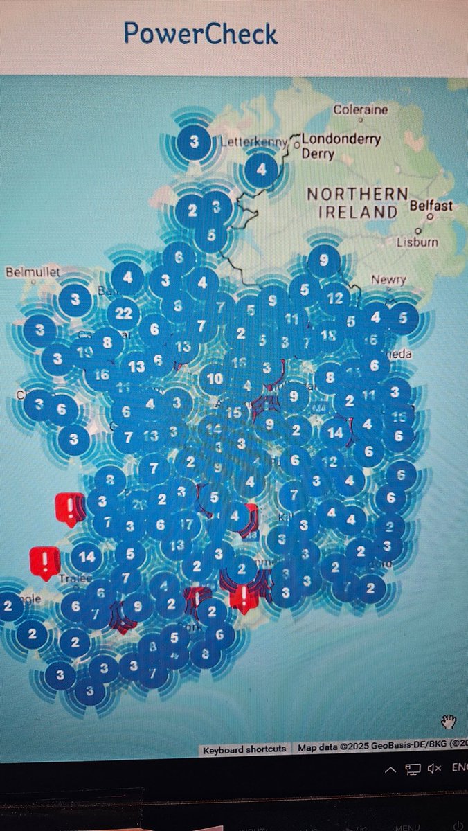 eoinodonoghuedj's tweet photo. Jesus ESB crews are going to be busy for the next days. Storm Éowyn has had a huge impact across the country. https://t.co/W36g1oIrUT
