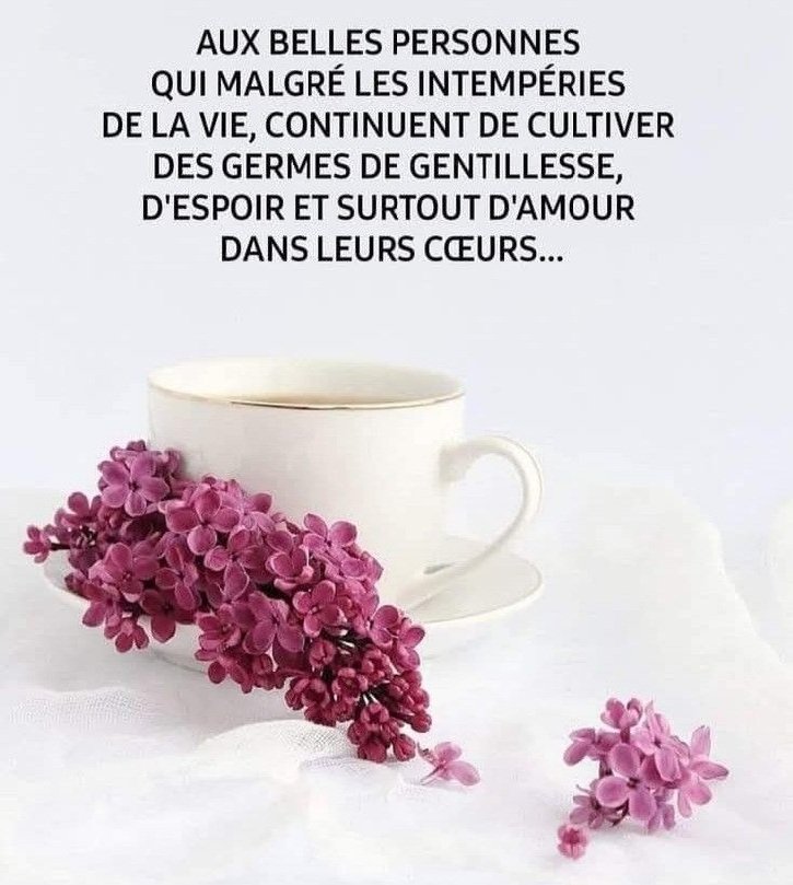 Aux belles personnes.....