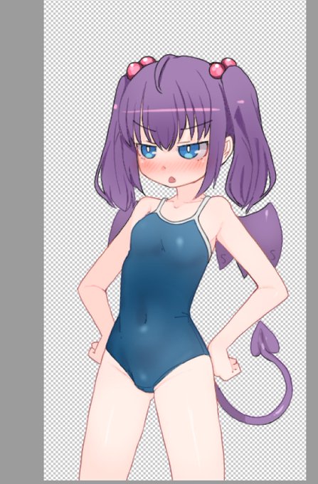 デビルズハート、次の章でのスク水アミィ 