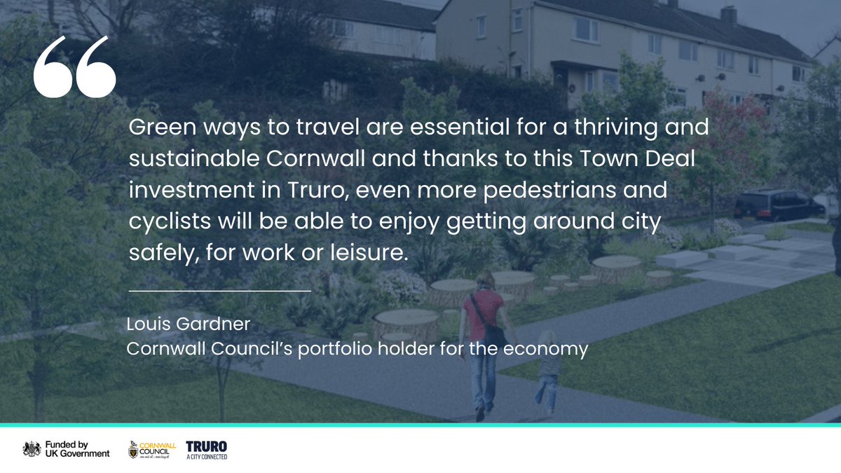 Work is about to begin on the first phase of the Malpas Transport Scheme. Louis Gardner highlights the importance of sustainable travel in Cornwall.  

Find out more 👇trurotownfund.com/2025/01/23/wor…
#TruroTownDeal #TownsFund #MyTruro #TruroCornwall